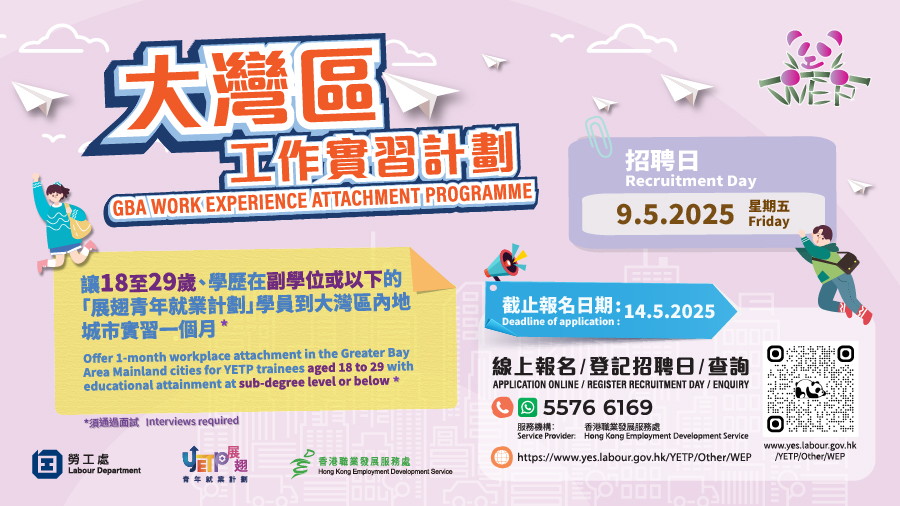 大灣區工作實習計劃